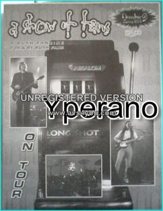 RUSH: A show of fans Number 9. RUSH FANZINE: Issue 9. 1994. Rare.