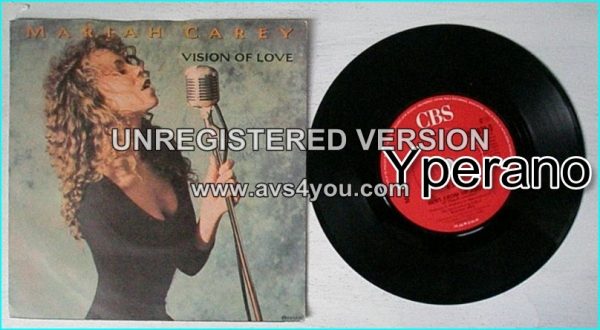 Mariah Carey Vision Of Love 7 Her First Big Hit Excellent