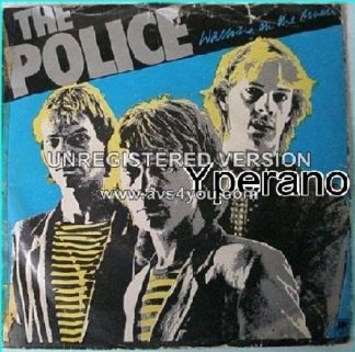 The POLICE: Walking On The Moon + Visions of The Night (unreleased) (Nov 79) Alternate Sleeve