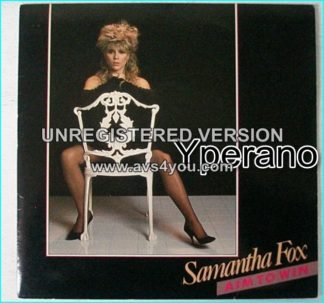 Samantha FOX: Aim To Win 7" [Very rare first ever Sam Fox 7", Genie Records 86. Unreleased songs] Check videos.