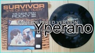 SURVIVOR: Eye of the tiger 7" + Take you on a Saturday [worldwide number 1 hit single] Check video
