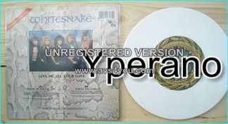 WHITESNAKE: Give Me All Your Love (edit) 7" + Fool for you loving [Special Edition in White Vinyl] Check video