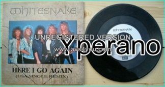 WHITESNAKE: Here I Go Again 7" + Guilty of Love (U.S.A single remix. Different versions) Check video. HIGHLY RECOMMENDED