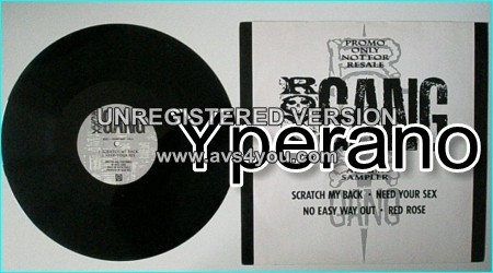 ROXX GANG: Promo only Special promo 12". DIFFERENT artwork cover. Check videos.