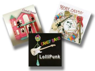 CANDY BAND: Get First THREE Candy Band CDS £10 The Ramones play music for kids Amazing concept, really well done CHECK video