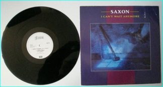 SAXON: I cant wait anymore 12" (3 songs. 2 songs recorded live in Madrid)] Check video