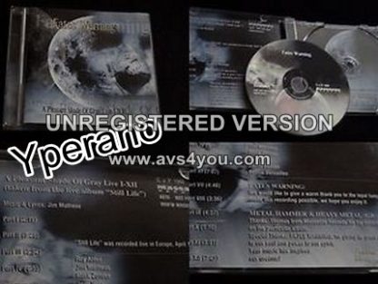 FATES WARNING: A pleasant Shade of Gray Live CD (Greek import) Different cover Greek presentation. CHECK VIDEO