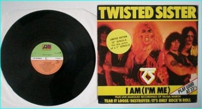 TWISTED SISTER: I am (Im Me) 12" Check live video.