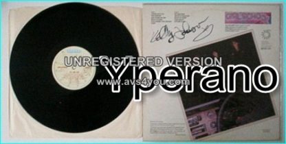 GIRLSCHOOL: Hit and run LP SIGNED autographed black VINYL. Check VIDEOS