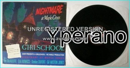 GIRLSCHOOL: Nightmare at Maple Cross SIGNED / autographed LP check VIDEOS