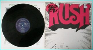 RUSH: S/T , 1st, debut LP (with protective plastic bag)check video