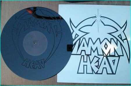 DIAMOND HEAD PROMO DHS1 Wild On The Streets Cant Help Myself superb laser etched band logo image.