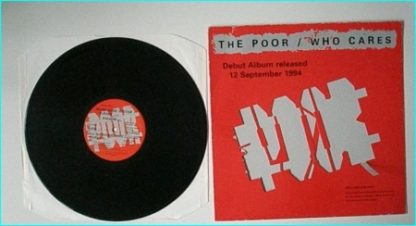 The POOR: Who Cares [Australian PROMO. 4 Track in stencil sleeve very strange cover XPR 2084, AC/DC like] Check 2 VIDEOS