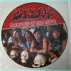EXODUS Pleasures of the flesh Music For Nations PICTURED DISC SIGNED limited edition original cover LP. signed, autographed