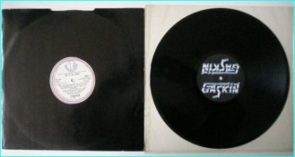 GASKIN: End Of The World LP [Rare gatefold N.W.O.B.H.M. Very good lyrics Lars Ulrich loves them] Check samples