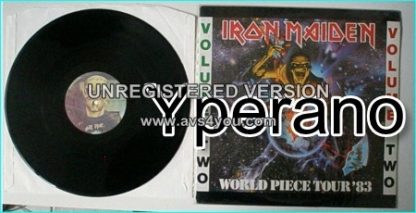 IRON MAIDEN: World Piece Tour 83 Volume TWO (2). LP BOOTLEG LIVE 26-5-83 (Released Nov. 1983)