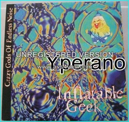 CRAZY GODS OF ENDLESS NOISE: Inflatable Geek 10" RARE vinyl (6 songs) Red Hot Chili peppers, Primus, Mr. Bungle
