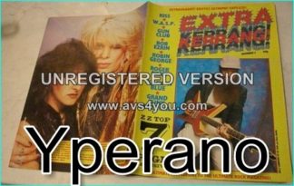 KERRANG - Extra Kerrang No.3 ZZ TOP, Kiss, W.A.S.P, Gun Club, Black n Blue, Grand Funk Railroad
