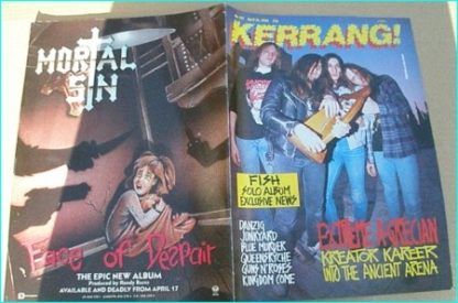 KERRANG - No.235 1989 KREATOR, Queensryche, Danzig, Deathwish, Blue Murder, Kingdom Come, Junkyard, Slash, Guns N Roses
