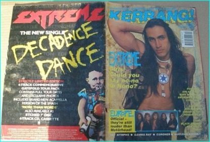 KERRANG No.361, 1991. EXTREME, DEF LEPPARD, NUCLEAR ASSAULT, EUROPE, NYMPHS, GAMMA RAY, CORONER, VAN HALEN, ALICE IN CHAINS