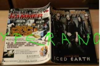 Metal Hammer 229, 1/2004 Jan. Iced Earth on cover, Manowar, AC/DC, Iron Maiden, Tad Morose, Paradise Lost, Overkill, Katatonia