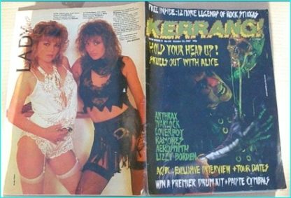 KERRANG NO. 159 OCT 1987 (Alice Cooper, ACDC, Guns N Roses, Anthrax, Motorhead, Aerosmith, Kreator, Whitesnake, Motley Crue