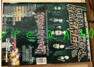 Metal Hammer 219, 3/2003 Mar. Cradle of Filth on cover, O.S.I. on cover, YnT, AC/DC, Exodus, Sepultura, Iced Earth, Helloween