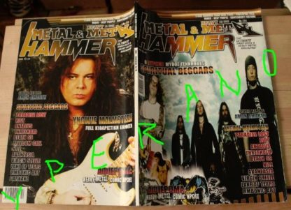 Metal Hammer 214, 10/2002 Oct. Spiritual Beggars on cover, Yngwie Malmsteen on cover, Paradise Lost, Avantasia, Death SS, Riot