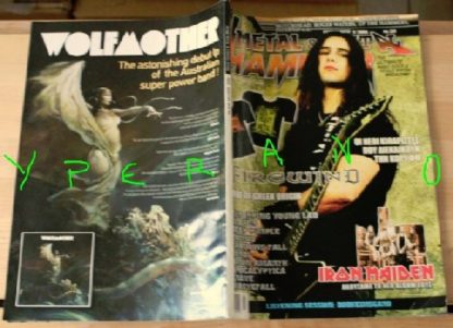 Metal Hammer 259, July 7/2006 Gus G (Firewind) on cover, Iron Maiden, Slayer, Deep Purple, Nightwish, Amon Amarth, Voivod, Lordi