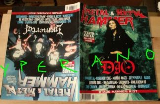 Metal Hammer 183, 3/2000 Mar. Dio on cover, Immortal on cover HUGE POSTER Savatage HUGE POSTER Deicide, Deep Purple, Hades, Riot