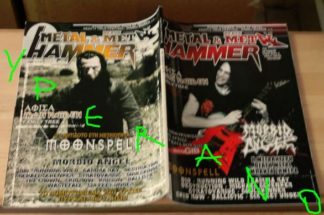 Metal Hammer 226, 10/2003 Oct. Morbid Angel on cover, Moonspell on cover, Stratovarius, Running Wild, Skid Row, Rage, Van Halen
