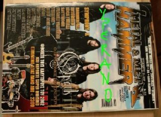 Metal Hammer 215, 11/2002 Nov. Opeth on cover, Symphony X on cover, Hammerfall, Satyricon, Therion, Rage, Cathedral, Ted Nugent