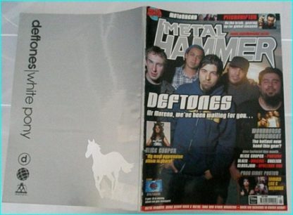 Metal Hammer July 2000 issue 67. DEFTONES COVER. Alice Cooper, Blaze, Apollyon Sun, Deicide, Motorhead, Pitchshifter