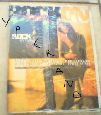 Sealed Rock On magazine & Rock On Music CD Ultra Rare compilation w. Exclusive songs: Mordicus, Boetz & Lemmy (Motorhead) etc.