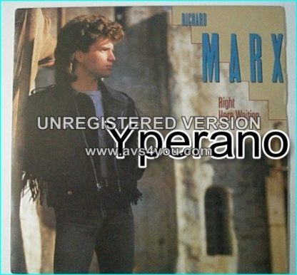Richard MARX: Right here waiting 7" + Hold on to the nights (live). A.O.R mega ballad. Check video