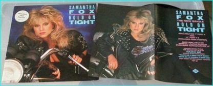 Samantha Fox: Hold on tight 12" vinyl, 4 songs / 16 minutes of music, includes poster. Check video