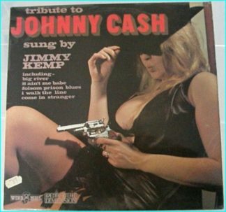 Tribute to Johnny Cash LP Jimmy Kemp Windmill Records (UK) RARE!! Cool cover