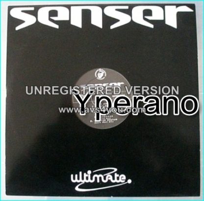 Senser: Weatherman 12" / 4 song promo ULTRA RARE! Mixes, Custom Sleeve. Never released commercially as a single!!!