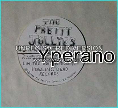 THE PRETTY JOLLIES: Patatoland + Terrorist Alert [ULTRA RARE, Limited Edition of 500 7" single on Howling Dead Records