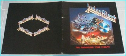 Judas Priest The Painkiller Tour 1990 - 1991 Tour program signed, autographed