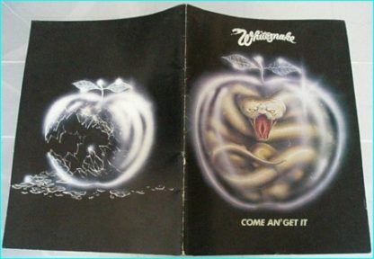 Whitesnake come an get it 1981 tour programme