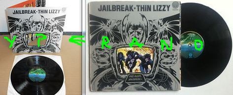 THIN LIZZY: Jailbreak LP Gatefold sleeve UK VERTIGO 1st Issue.
