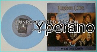 KINGDOM COME: What Love Can be 7" + The Shuffle. Limited Edition Blue. Killer Power ballad. For fans of Led Zep. Check VIDEO!