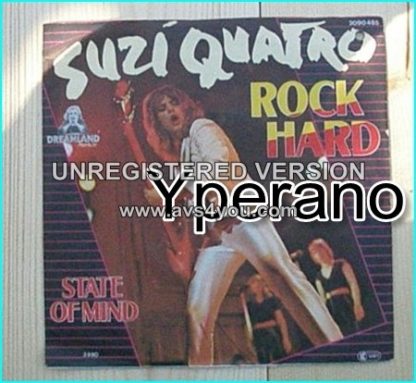 SUZI QUATRO: Rock Hard 7" + State of Mind [Glam rock queen]. Check video!