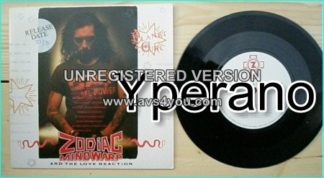 ZODIAC MINDWARP AND THE LOVE REACTION: Planet Girl 7" + Dog face driver -PROMO. Check video