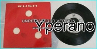 RUSH: Time Stand Still 7" + Force Ten [Rare cover: cut out in circle shapes to match the cover artwork!!] Check videos