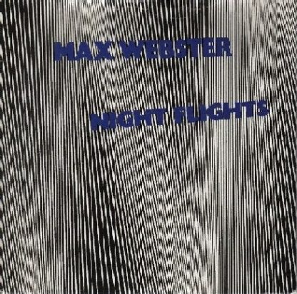 MAX WEBSTER: Night Flight 7" + Hangover [unreleased song]. PROMO. s