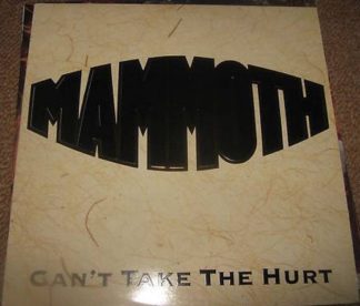 MAMMOTH: Can't take the hurt 12". embroidered, embossed, raised cover All Star line up of fat N.W.O.B.H.M legends s