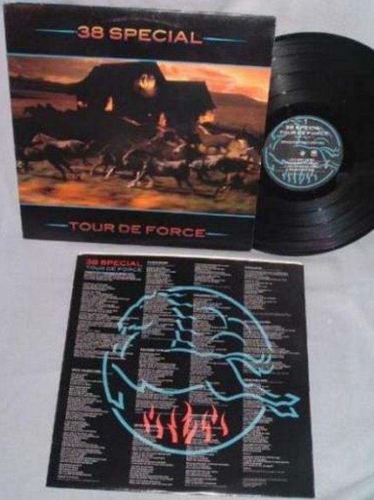38 SPECIAL: Tour De Force LP promo. For 80's fans. Foreigner, Survivor. + videos.
