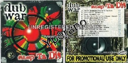 DUB WAR Step Ta Dis CD PROMO 1998 original w. 14 songs (rare / unreleased elsewhere versions). Ragga metal.